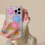 Boogzel Apparel Y2K Glitter Star iPhone Case, view 4