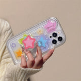 Boogzel Apparel Y2K Glitter Star iPhone Case, view 5