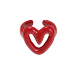 Boogzel Apparel Y2K Heart Chunky Ring, view 2