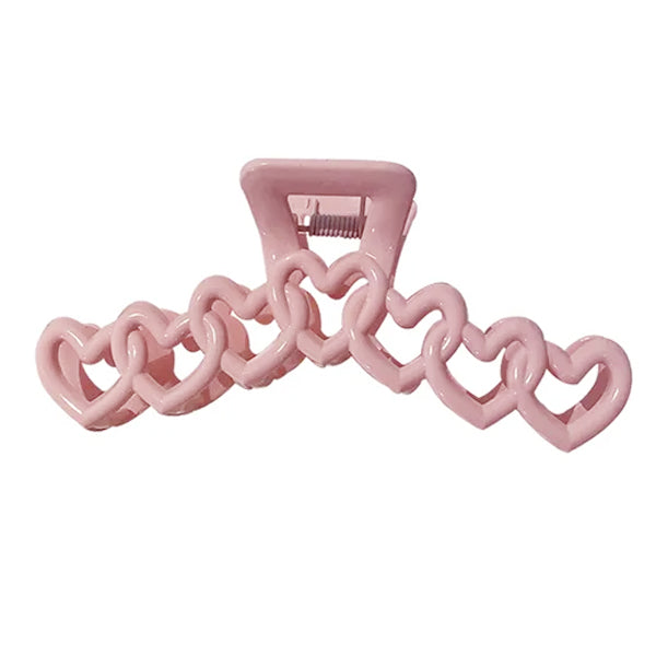 Boogzel Apparel Y2K Hearts Hair Claw