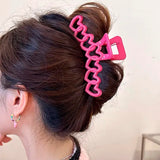 Boogzel Apparel Y2K Hearts Hair Claw, view 4