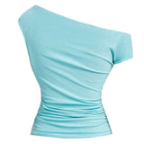 Boogzel Apparel Y2K Hibiscus Studded Off Shoulder Top, view 2
