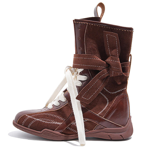 Boogzel Apparel Y2K High Top Sneakers Boots Hybrid