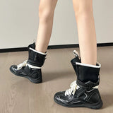 Boogzel Apparel Y2K High Top Sneakers Boots Hybrid, view 6