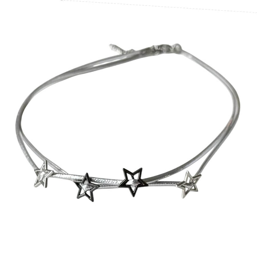 Boogzel Apparel Y2K Layered Choker Necklace