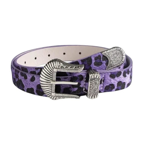 Boogzel Apparel Y2K Leopard Cowboy Belt