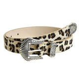 Boogzel Apparel Y2K Leopard Cowboy Belt, view 2