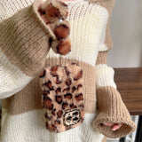 Boogzel Apparel Y2K Leopard Fluffy iPhone Case, view 3