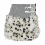 Boogzel Apparel Y2K Leopard Fur Mini Skirt, view 6
