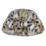 Boogzel Apparel Y2K Leopard Fuzzy Bucket Hat, view 4