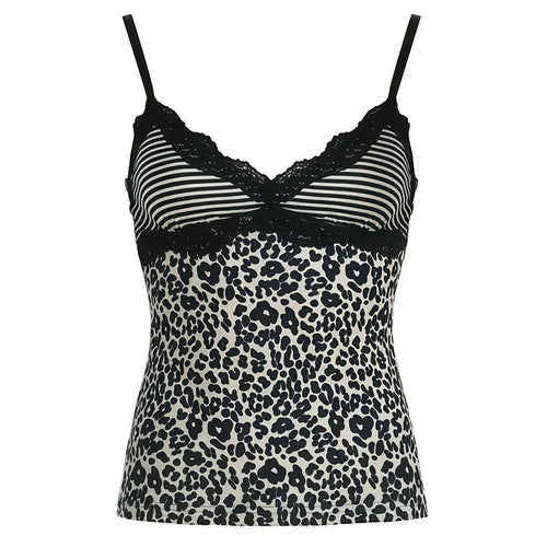 Boogzel Apparel Y2K Leopard Print Tank Top