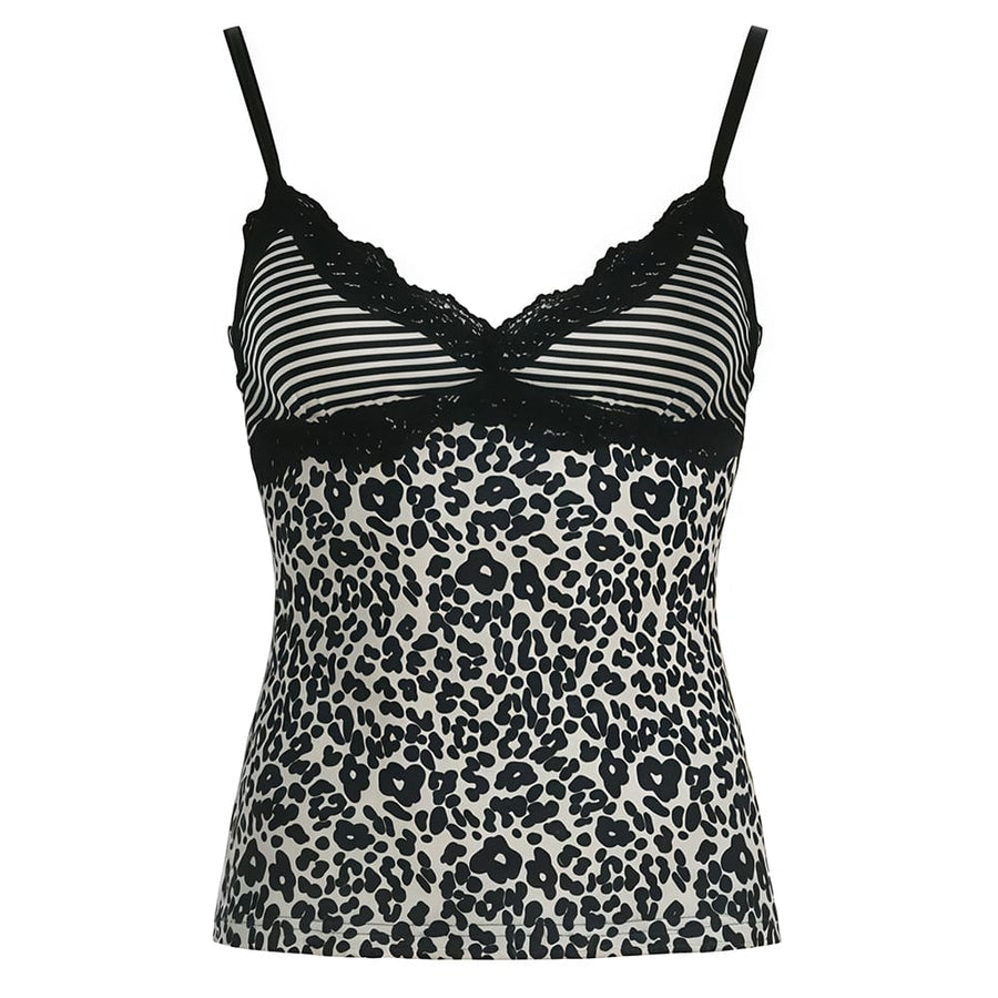 Boogzel Apparel Y2K Leopard Print Tank Top
