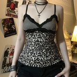 Boogzel Apparel Y2K Leopard Print Tank Top, view 3