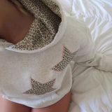 Boogzel Apparel Y2K Leopard Star Hoodie, view 3