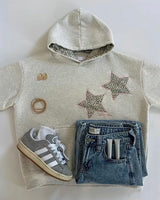 Boogzel Apparel Y2K Leopard Star Hoodie, view 6