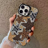 Boogzel Apparel Y2K Leopard Star iPhone Case, view 2