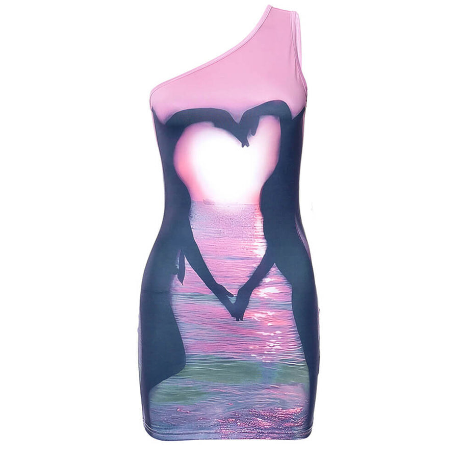 Boogzel Apparel Y2K Lovers at Sunset Mini Dress