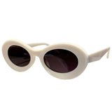 Boogzel Apparel Y2K Oval Chunky Frame Sunglasses, view 3