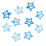 Boogzel Apparel Y2K Pastel Star Hair Clips Set, view 4