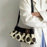Boogzel Apparel Y2K Polka Dot Ruched Bag, view 3