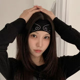 Boogzel Apparel Y2K Rhinestone Angel Wings Headband, view 6