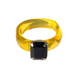 Boogzel Apparel Y2K Rhinestone Chunky Ring, view 3