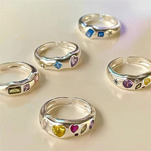 Boogzel Apparel Y2K Rhinestone Ring