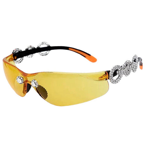 Boogzel Apparel Y2K Rhinestone Sunglasses