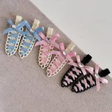 Boogzel Apparel Y2K Ribbon Bow Hair Clip, view 4