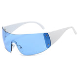 Boogzel Apparel Y2K Rimless Sunglasses, view 4