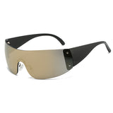 Boogzel Apparel Y2K Rimless Sunglasses, view 6