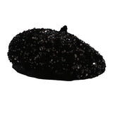 Boogzel Apparel Y2K Sequin Beret Hat, view 2