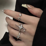 Boogzel Apparel Y2K Shining Star Ring, view 3