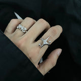 Boogzel Apparel Y2K Shining Star Ring, view 4