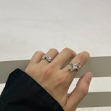 Boogzel Apparel Y2K Shining Star Ring, view 5
