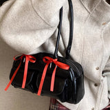 Boogzel Apparel Y2K Shoulder Bag With Bows, view 2
