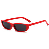 Boogzel Apparel Y2K Skinny Square Sunglasses, view 3