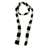 Boogzel Apparel Y2K Skinny Striped Scarf, view 2