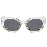 Boogzel Apparel Y2K Snake Sunglasses, view 4