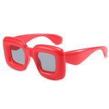 Boogzel Apparel Y2K Square Candy Sunglasses, view 4