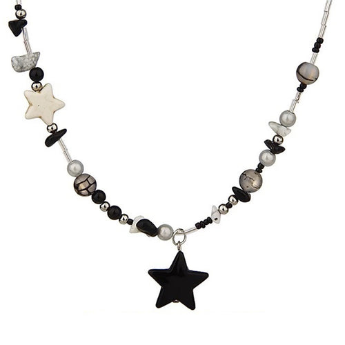 Boogzel Apparel Y2K Star Beaded Necklace