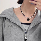 Boogzel Apparel Y2K Star Beaded Necklace, view 4