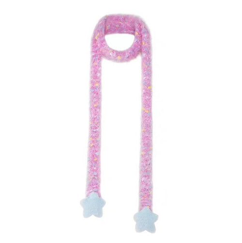 Boogzel Apparel Y2K Star Fairy Fuzzy Scarf