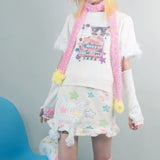 Boogzel Apparel Y2K Star Fairy Fuzzy Scarf, view 5