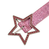 Boogzel Apparel Y2K Star Girl Rhinestone Belt, view 5