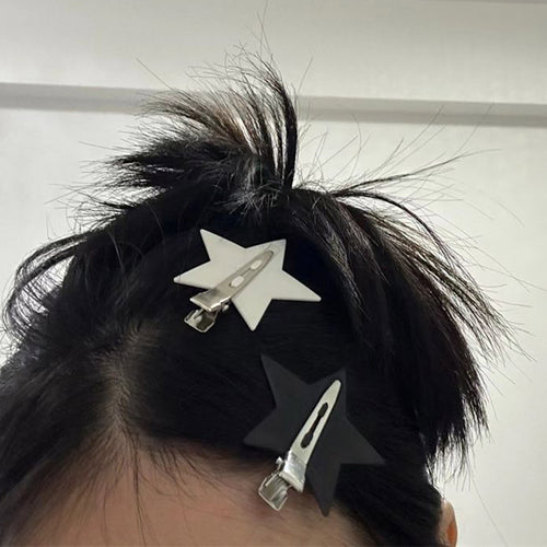 Boogzel Apparel Y2K Star Hair Clips Set