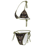Boogzel Apparel Y2K Star Pattern Camo Bikini Set, view 2
