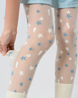 Boogzel Apparel Y2K Star Pattern Tights, view 4