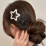 Boogzel Apparel Y2K Star Polka Dot Hair Clip, view 2