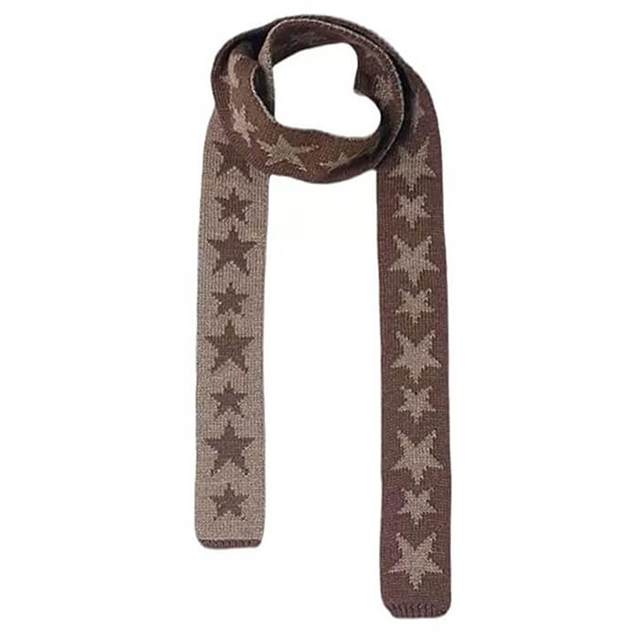 Boogzel Apparel Y2K Star Skinny Scarf